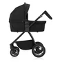 Carucior 3 in 1, Lionelo, Meril, Cu landou de dimensiune XL, Reversibil, Cu scoica auto testata ADAC, Cu accesorii, Pana la 22 kg, Conform cu EN1888-1 EN1888-2, EN1466, Negru - 16