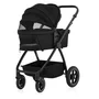 Carucior 3 in 1, Lionelo, Meril, Cu landou de dimensiune XL, Reversibil, Cu scoica auto testata ADAC, Cu accesorii, Pana la 22 kg, Conform cu EN1888-1 EN1888-2, EN1466, Negru - 17