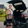Carucior 3 in 1, Lionelo, Mika Plus, Cadru din aluminiu, Cu landou intarit si salteluta moale, Cu scoica auto testata ADAC, Reversibil, Cu sistem de ventilatie 3D, Cu accesorii, Pana la 22 kg, EN1888-1 EN1888-2 EN1466 ECE R129, Maro - 35