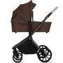 Carucior 3 in 1, Lionelo, Mika Plus, Cadru din aluminiu, Cu landou intarit si salteluta moale, Cu scoica auto testata ADAC, Reversibil, Cu sistem de ventilatie 3D, Cu accesorii, Pana la 22 kg, EN1888-1 EN1888-2 EN1466 ECE R129, Mocha Mousse - 7