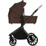 Carucior 3 in 1, Lionelo, Mika Plus, Cadru din aluminiu, Cu landou intarit si salteluta moale, Cu scoica auto testata ADAC, Reversibil, Cu sistem de ventilatie 3D, Cu accesorii, Pana la 22 kg, EN1888-1 EN1888-2 EN1466 ECE R129, Mocha Mousse - 7