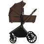 Carucior 3 in 1, Lionelo, Mika Plus, Cadru din aluminiu, Cu landou intarit si salteluta moale, Cu scoica auto testata ADAC, Reversibil, Cu sistem de ventilatie 3D, Cu accesorii, Pana la 22 kg, EN1888-1 EN1888-2 EN1466 ECE R129, Mocha Mousse - 8