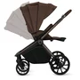 Carucior 3 in 1, Lionelo, Mika Plus, Cadru din aluminiu, Cu landou intarit si salteluta moale, Cu scoica auto testata ADAC, Reversibil, Cu sistem de ventilatie 3D, Cu accesorii, Pana la 22 kg, EN1888-1 EN1888-2 EN1466 ECE R129, Mocha Mousse - 10