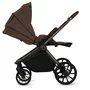 Carucior 3 in 1, Lionelo, Mika Plus, Cadru din aluminiu, Cu landou intarit si salteluta moale, Cu scoica auto testata ADAC, Reversibil, Cu sistem de ventilatie 3D, Cu accesorii, Pana la 22 kg, EN1888-1 EN1888-2 EN1466 ECE R129, Mocha Mousse - 11
