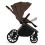 Carucior 3 in 1, Lionelo, Mika Plus, Cadru din aluminiu, Cu landou intarit si salteluta moale, Cu scoica auto testata ADAC, Reversibil, Cu sistem de ventilatie 3D, Cu accesorii, Pana la 22 kg, EN1888-1 EN1888-2 EN1466 ECE R129, Mocha Mousse - 12