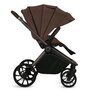 Carucior 3 in 1, Lionelo, Mika Plus, Cadru din aluminiu, Cu landou intarit si salteluta moale, Cu scoica auto testata ADAC, Reversibil, Cu sistem de ventilatie 3D, Cu accesorii, Pana la 22 kg, EN1888-1 EN1888-2 EN1466 ECE R129, Mocha Mousse - 14
