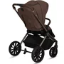 Carucior 3 in 1, Lionelo, Mika Plus, Cadru din aluminiu, Cu landou intarit si salteluta moale, Cu scoica auto testata ADAC, Reversibil, Cu sistem de ventilatie 3D, Cu accesorii, Pana la 22 kg, EN1888-1 EN1888-2 EN1466 ECE R129, Mocha Mousse - 16