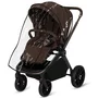 Carucior 3 in 1, Lionelo, Mika Plus, Cadru din aluminiu, Cu landou intarit si salteluta moale, Cu scoica auto testata ADAC, Reversibil, Cu sistem de ventilatie 3D, Cu accesorii, Pana la 22 kg, EN1888-1 EN1888-2 EN1466 ECE R129, Mocha Mousse - 17