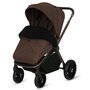 Carucior 3 in 1, Lionelo, Mika Plus, Cadru din aluminiu, Cu landou intarit si salteluta moale, Cu scoica auto testata ADAC, Reversibil, Cu sistem de ventilatie 3D, Cu accesorii, Pana la 22 kg, EN1888-1 EN1888-2 EN1466 ECE R129, Mocha Mousse - 19