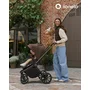 Carucior 3 in 1, Lionelo, Mika Plus, Cadru din aluminiu, Cu landou intarit si salteluta moale, Cu scoica auto testata ADAC, Reversibil, Cu sistem de ventilatie 3D, Cu accesorii, Pana la 22 kg, EN1888-1 EN1888-2 EN1466 ECE R129, Mocha Mousse - 49