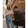 Carucior 3 in 1, Lionelo, Mika Plus, Cadru din aluminiu, Cu landou intarit si salteluta moale, Cu scoica auto testata ADAC, Reversibil, Cu sistem de ventilatie 3D, Cu accesorii, Pana la 22 kg, EN1888-1 EN1888-2 EN1466 ECE R129, Mocha Mousse - 50