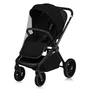 Carucior 3 in 1, Lionelo, Mika Plus, Cadru din aluminiu, Cu landou intarit si salteluta moale, Cu scoica auto testata ADAC, Reversibil, Cu sistem de ventilatie 3D, Cu accesorii, Pana la 22 kg, EN1888-1 EN1888-2 EN1466 ECE R129, Negru - 8