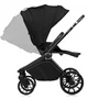 Carucior 3 in 1, Lionelo, Mika Plus, Cadru din aluminiu, Cu landou intarit si salteluta moale, Cu scoica auto testata ADAC, Reversibil, Cu sistem de ventilatie 3D, Cu accesorii, Pana la 22 kg, EN1888-1 EN1888-2 EN1466 ECE R129, Negru - 13