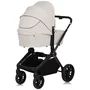 Carucior 3 in 1, Lionelo, Mika Plus, Cadru din aluminiu, Cu landou intarit si salteluta moale, Cu scoica auto testata ADAC, Reversibil, Cu sistem de ventilatie 3D, Cu accesorii, Pana la 22 kg, EN1888-1 EN1888-2 EN1466 ECE R129, Bej - 16