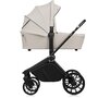 Carucior 3 in 1, Lionelo, Mika Plus, Cadru din aluminiu, Cu landou intarit si salteluta moale, Cu scoica auto testata ADAC, Reversibil, Cu sistem de ventilatie 3D, Cu accesorii, Pana la 22 kg, EN1888-1 EN1888-2 EN1466 ECE R129, Bej - 17