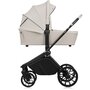 Carucior 3 in 1, Lionelo, Mika Plus, Cadru din aluminiu, Cu landou intarit si salteluta moale, Cu scoica auto testata ADAC, Reversibil, Cu sistem de ventilatie 3D, Cu accesorii, Pana la 22 kg, EN1888-1 EN1888-2 EN1466 ECE R129, Bej - 18