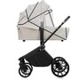 Carucior 3 in 1, Lionelo, Mika Plus, Cadru din aluminiu, Cu landou intarit si salteluta moale, Cu scoica auto testata ADAC, Reversibil, Cu sistem de ventilatie 3D, Cu accesorii, Pana la 22 kg, EN1888-1 EN1888-2 EN1466 ECE R129, Bej - 20