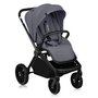 Carucior 3 in 1, Lionelo, Mika Plus, Cadru din aluminiu, Cu landou intarit si salteluta moale, Cu scoica auto testata ADAC, Reversibil, Cu sistem de ventilatie 3D, Cu accesorii, Pana la 22 kg, EN1888-1 EN1888-2 EN1466 ECE R129, Gri - 3