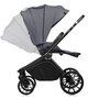 Carucior 3 in 1, Lionelo, Mika Plus, Cadru din aluminiu, Cu landou intarit si salteluta moale, Cu scoica auto testata ADAC, Reversibil, Cu sistem de ventilatie 3D, Cu accesorii, Pana la 22 kg, EN1888-1 EN1888-2 EN1466 ECE R129, Gri - 9