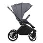 Carucior 3 in 1, Lionelo, Mika Plus, Cadru din aluminiu, Cu landou intarit si salteluta moale, Cu scoica auto testata ADAC, Reversibil, Cu sistem de ventilatie 3D, Cu accesorii, Pana la 22 kg, EN1888-1 EN1888-2 EN1466 ECE R129, Gri - 12