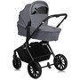 Carucior 3 in 1, Lionelo, Mika Plus, Cadru din aluminiu, Cu landou intarit si salteluta moale, Cu scoica auto testata ADAC, Reversibil, Cu sistem de ventilatie 3D, Cu accesorii, Pana la 22 kg, EN1888-1 EN1888-2 EN1466 ECE R129, Gri - 15