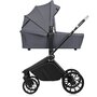 Carucior 3 in 1, Lionelo, Mika Plus, Cadru din aluminiu, Cu landou intarit si salteluta moale, Cu scoica auto testata ADAC, Reversibil, Cu sistem de ventilatie 3D, Cu accesorii, Pana la 22 kg, EN1888-1 EN1888-2 EN1466 ECE R129, Gri - 18