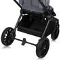 Carucior 3 in 1, Lionelo, Mika Plus, Cadru din aluminiu, Cu landou intarit si salteluta moale, Cu scoica auto testata ADAC, Reversibil, Cu sistem de ventilatie 3D, Cu accesorii, Pana la 22 kg, EN1888-1 EN1888-2 EN1466 ECE R129, Gri - 25