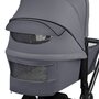 Carucior 3 in 1, Lionelo, Mika Plus, Cadru din aluminiu, Cu landou intarit si salteluta moale, Cu scoica auto testata ADAC, Reversibil, Cu sistem de ventilatie 3D, Cu accesorii, Pana la 22 kg, EN1888-1 EN1888-2 EN1466 ECE R129, Gri - 29