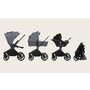 Carucior 3 in 1, Lionelo, Mika Plus, Cadru din aluminiu, Cu landou intarit si salteluta moale, Cu scoica auto testata ADAC, Reversibil, Cu sistem de ventilatie 3D, Cu accesorii, Pana la 22 kg, EN1888-1 EN1888-2 EN1466 ECE R129, Gri - 37