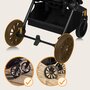 Carucior 3 in 1, Lionelo, Mika Plus, Cadru din aluminiu, Cu landou intarit si salteluta moale, Cu scoica auto testata ADAC, Reversibil, Cu sistem de ventilatie 3D, Cu accesorii, Pana la 22 kg, EN1888-1 EN1888-2 EN1466 ECE R129, Gri - 44