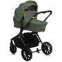 Carucior 3 in 1, Lionelo, Mika Plus, Cadru din aluminiu, Cu landou intarit si salteluta moale, Cu scoica auto testata ADAC, Reversibil, Cu sistem de ventilatie 3D, Cu accesorii, Pana la 22 kg, EN1888-1 EN1888-2 EN1466 ECE R129, Verde - 16