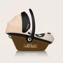 Carucior 3 in 1, Lionelo, Mika Plus, Cu scoica auto Bej testata ADAC, Reversibil, Cu sistem de ventilatie 3D, Cu accesorii, Pana la 22 kg, EN1888-1 EN1888-2 EN1466 ECE R129, Negru - 20