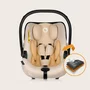 Carucior 3 in 1, Lionelo, Mika Plus, Cu scoica auto Bej testata ADAC, Reversibil, Cu sistem de ventilatie 3D, Cu accesorii, Pana la 22 kg, EN1888-1 EN1888-2 EN1466 ECE R129, Negru - 24