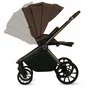 Carucior 3 in 1, Lionelo, Mika Plus, Cu scoica auto Moxie Bej Reversibil, Cu sistem de ventilatie 3D, Cu accesorii, Pana la 22 kg, EN1888-1 EN1888-2 EN1466 ECE R129, Maro - 6
