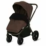 Carucior 3 in 1, Lionelo, Mika Plus, Cu scoica auto Moxie Bej Reversibil, Cu sistem de ventilatie 3D, Cu accesorii, Pana la 22 kg, EN1888-1 EN1888-2 EN1466 ECE R129, Maro - 15