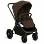 Carucior 3 in 1, Lionelo, Mika Plus, Cu scoica auto Moxie Bej Reversibil, Cu sistem de ventilatie 3D, Cu accesorii, Pana la 22 kg, EN1888-1 EN1888-2 EN1466 ECE R129, Maro - 16