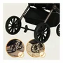 Carucior 3 in 1, Lionelo, Mika Plus, Cu scoica auto Moxie Bej Reversibil, Cu sistem de ventilatie 3D, Cu accesorii, Pana la 22 kg, EN1888-1 EN1888-2 EN1466 ECE R129, Maro - 30
