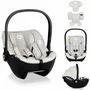 Carucior 3 in 1, Lionelo, Mika Plus, Cu scoica auto Moxie Bej Reversibil, Cu sistem de ventilatie 3D, Cu accesorii, Pana la 22 kg, EN1888-1 EN1888-2 EN1466 ECE R129, Maro - 58