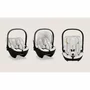 Carucior 3 in 1, Lionelo, Mika Plus, Cu scoica auto Moxie Bej Reversibil, Cu sistem de ventilatie 3D, Cu accesorii, Pana la 22 kg, EN1888-1 EN1888-2 EN1466 ECE R129, Maro - 59
