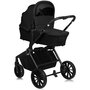 Carucior 3 in 1, Lionelo, Mika Plus, Cu scoica auto Moxie Bej, Reversibil, Cu sistem de ventilatie 3D, Cu accesorii, Pana la 22 kg, EN1888-1 EN1888-2 EN1466 ECE R129, Negru - 12