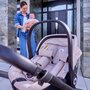 Carucior 3 in 1, Lionelo, Mika Plus, Cu scoica auto Moxie Bej, Reversibil, Cu sistem de ventilatie 3D, Cu accesorii, Pana la 22 kg, EN1888-1 EN1888-2 EN1466 ECE R129, Negru - 22
