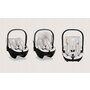 Carucior 3 in 1, Lionelo, Mika Plus, Cu scoica auto Moxie Bej, Reversibil, Cu sistem de ventilatie 3D, Cu accesorii, Pana la 22 kg, EN1888-1 EN1888-2 EN1466 ECE R129, Negru - 31