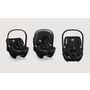 Carucior 3 in 1, Lionelo, Mika Plus, Cu scoica auto Moxie Black Carbon, Reversibil, Cu sistem de ventilatie 3D, Cu accesorii, Pana la 22 kg, EN1888-1 EN1888-2 EN1466 ECE R129, Negru - 26