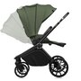 Carucior 3 in 1, Lionelo, Mika Plus, Cu scoica auto Moxie Black Carbon, Reversibil, Cu sistem de ventilatie 3D, Cu accesorii, Pana la 22 kg, EN1888-1 EN1888-2 EN1466 ECE R129, Verde - 17
