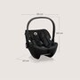 Carucior 3 in 1, Lionelo, Mika Plus, Cu scoica auto Moxie Black Carbon, Reversibil, Cu sistem de ventilatie 3D, Cu accesorii, Pana la 22 kg, EN1888-1 EN1888-2 EN1466 ECE R129, Verde - 20