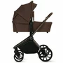 Carucior 3 in 1, Lionelo, Mika Plus, Cu scoica auto Moxie Negru Reversibil, Cu sistem de ventilatie 3D, Cu accesorii, Pana la 22 kg, EN1888-1 EN1888-2 EN1466 ECE R129, Maro - 5