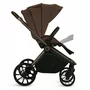 Carucior 3 in 1, Lionelo, Mika Plus, Cu scoica auto Moxie Negru Reversibil, Cu sistem de ventilatie 3D, Cu accesorii, Pana la 22 kg, EN1888-1 EN1888-2 EN1466 ECE R129, Maro - 9