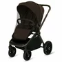 Carucior 3 in 1, Lionelo, Mika Plus, Cu scoica auto Moxie Negru Reversibil, Cu sistem de ventilatie 3D, Cu accesorii, Pana la 22 kg, EN1888-1 EN1888-2 EN1466 ECE R129, Maro - 15