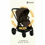 Carucior 3 in 1, Lionelo, Mika Plus, Cu scoica auto Moxie Negru Reversibil, Cu sistem de ventilatie 3D, Cu accesorii, Pana la 22 kg, EN1888-1 EN1888-2 EN1466 ECE R129, Maro - 47