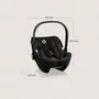 Carucior 3 in 1, Lionelo, Mika Plus, Cu scoica auto Moxie Negru Reversibil, Cu sistem de ventilatie 3D, Cu accesorii, Pana la 22 kg, EN1888-1 EN1888-2 EN1466 ECE R129, Maro - 71